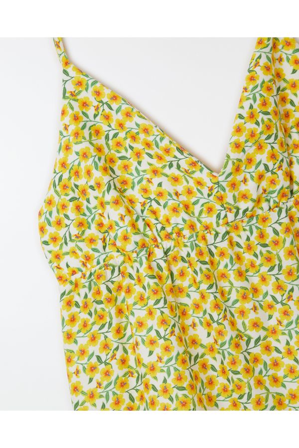 Vestido Hibiscos Mini