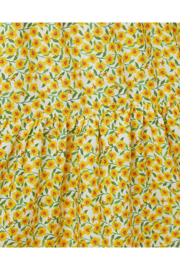 Vestido Hibiscos Mini